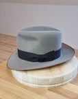 LEIFUR FEDORA | STONE | RABBIT & HARE DELUXE BLEND | SIZE 58, US 7 1/4