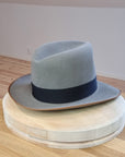 LEIFUR FEDORA | STONE | RABBIT & HARE DELUXE BLEND | SIZE 58, US 7 1/4