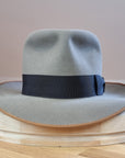 LEIFUR FEDORA | STONE | RABBIT & HARE DELUXE BLEND | SIZE 58, US 7 1/4