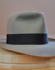 LEIFUR FEDORA | STONE | RABBIT & HARE DELUXE BLEND | SIZE 58, US 7 1/4