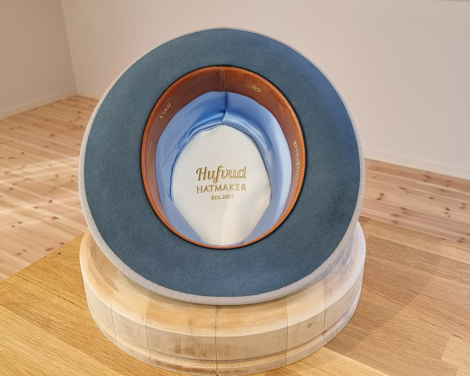 CAGNEY FEDORA | 100X NUTRIA | COBALT COLOR | SIZE 60, US 7 1/2