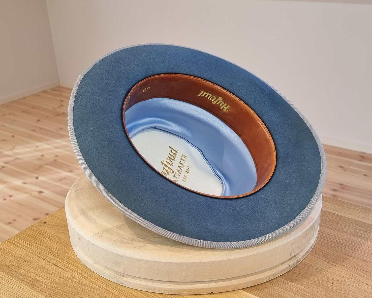 CAGNEY FEDORA | 100X NUTRIA | COBALT COLOR | SIZE 60, US 7 1/2