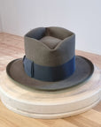 BOGART Maltese Falcon Crease FEDORA | 50X BEAVER BLEND | OLIVE COLOR | SIZE 59, US 7 3/8