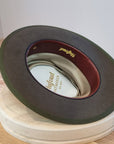 BOGART Maltese Falcon Crease FEDORA | 50X BEAVER BLEND | OLIVE COLOR | SIZE 59, US 7 3/8