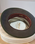BOGART Maltese Falcon Crease FEDORA | 50X BEAVER BLEND | OLIVE COLOR | SIZE 59, US 7 3/8