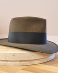 BOGART Maltese Falcon Crease FEDORA | 50X BEAVER BLEND | OLIVE COLOR | SIZE 59, US 7 3/8