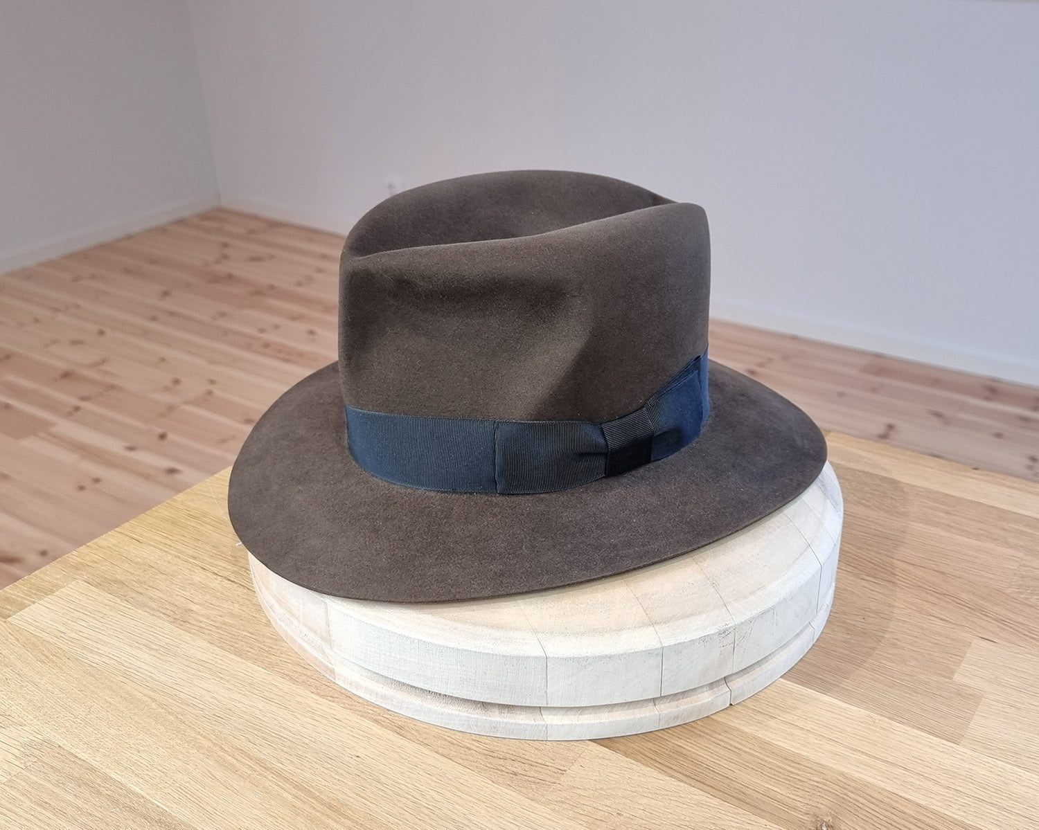 LEIFUR Lucky FEDORA | SABLE BROWN | 100X BEAVER | SIZE 59, US 7 3/8