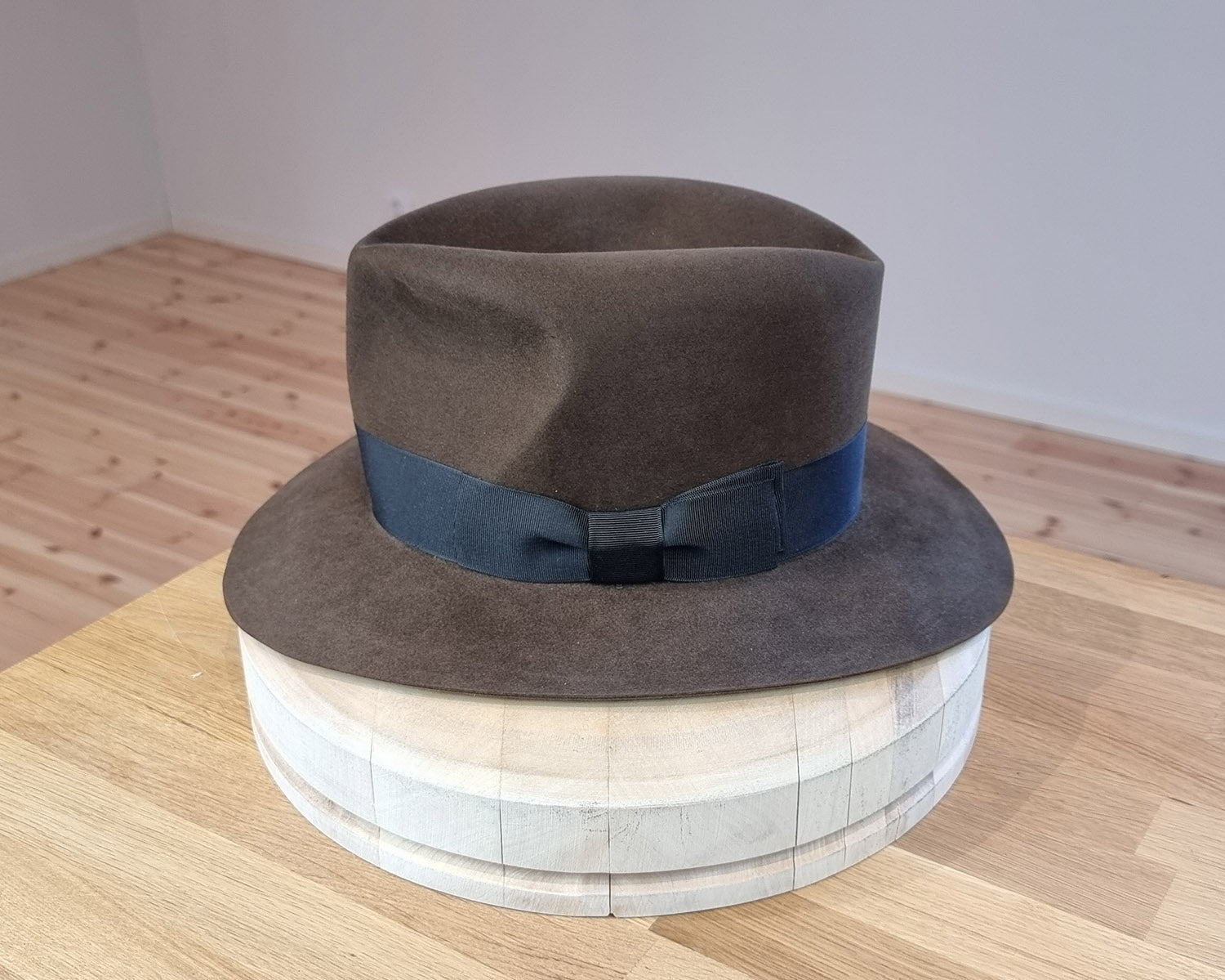 LEIFUR Lucky FEDORA | SABLE BROWN | 100X BEAVER | SIZE 59, US 7 3/8