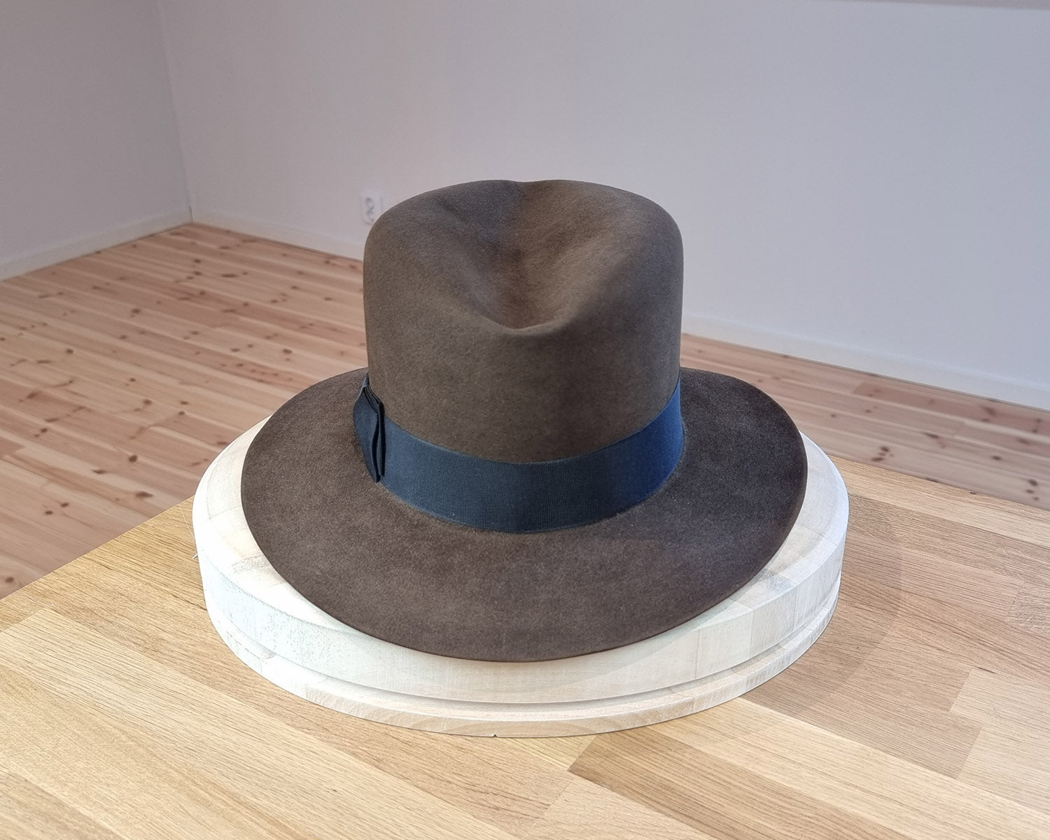 LEIFUR Lucky FEDORA | SABLE BROWN | 100X BEAVER | SIZE 59, US 7 3/8