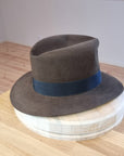 LEIFUR Lucky FEDORA | SABLE BROWN | 100X BEAVER | SIZE 59, US 7 3/8