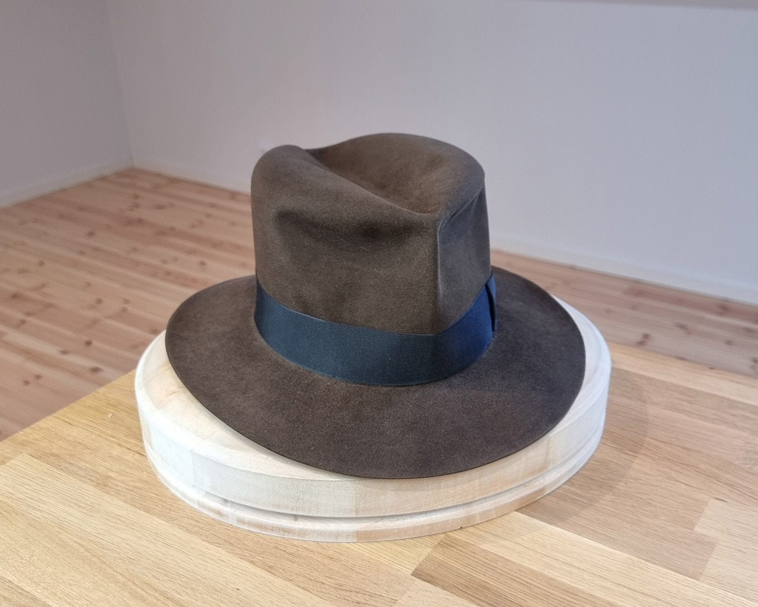 LEIFUR Lucky FEDORA | SABLE BROWN | 100X BEAVER | SIZE 59, US 7 3/8