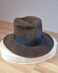 LEIFUR Lucky FEDORA | SABLE BROWN | 100X BEAVER | SIZE 59, US 7 3/8