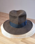 LEIFUR Lucky FEDORA | SABLE BROWN | 100X BEAVER | SIZE 59, US 7 3/8