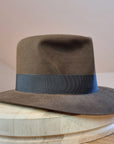 LEIFUR Lucky FEDORA | SABLE BROWN | 100X BEAVER | SIZE 59, US 7 3/8