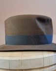 LEIFUR Lucky FEDORA | SABLE BROWN | 100X BEAVER | SIZE 59, US 7 3/8