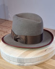 CAGNEY FEDORA | WHISKEY COLOR | DELUXE RABBIT & HARE BLEND | SIZE 58, US 7 1/4