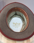CAGNEY FEDORA | WHISKEY COLOR | DELUXE RABBIT & HARE BLEND | SIZE 58, US 7 1/4