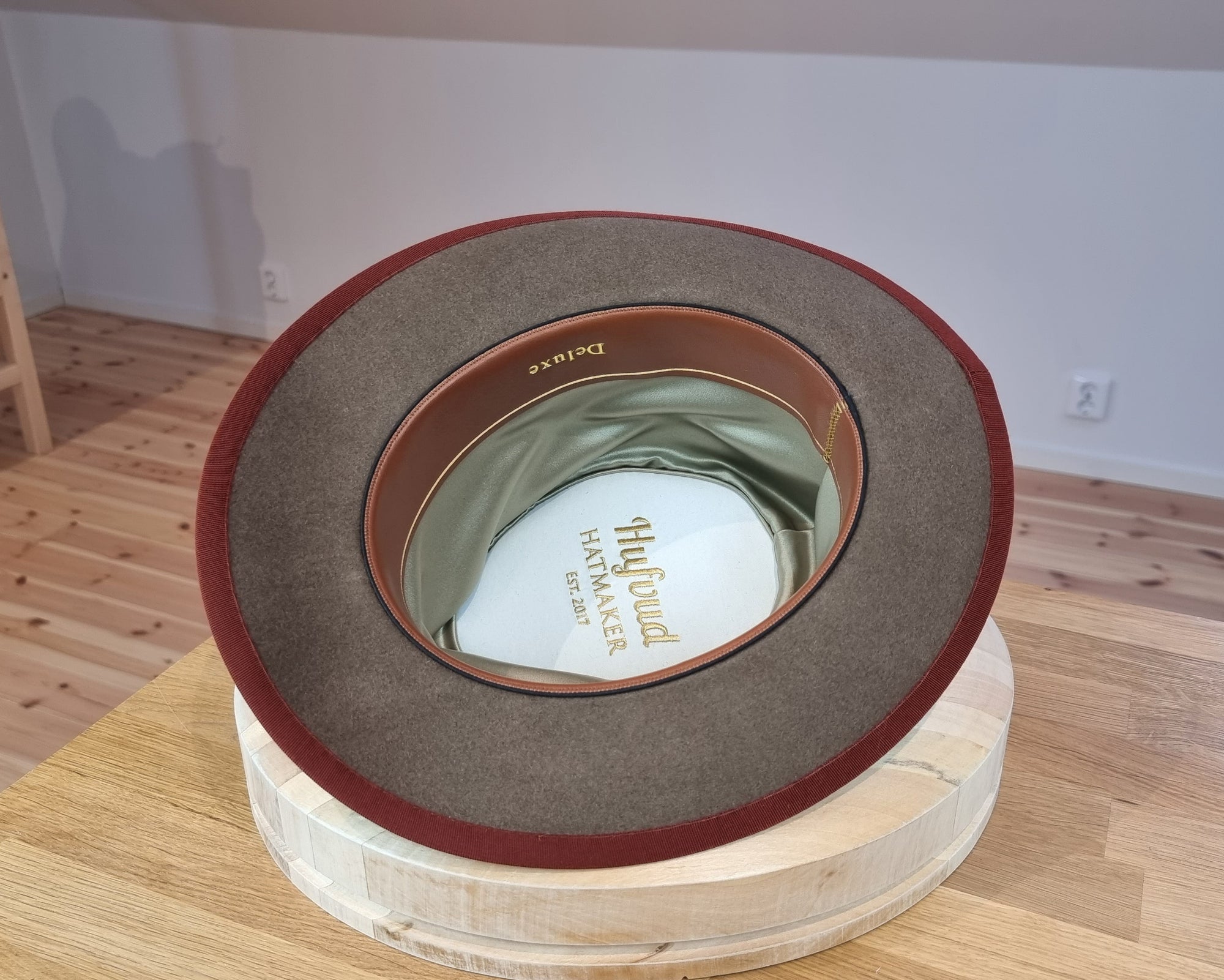 CAGNEY FEDORA | WHISKEY COLOR | DELUXE RABBIT & HARE BLEND | SIZE 58, US 7 1/4