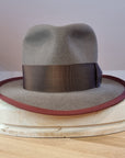 CAGNEY FEDORA | WHISKEY COLOR | DELUXE RABBIT & HARE BLEND | SIZE 58, US 7 1/4