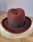 WESTERN HJALMAR HOMBURG | RUSTIC COPPER COLOR | 100X BEAVER | SIZE 60, US 7 1/2