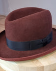 WESTERN HJALMAR HOMBURG | RUSTIC COPPER COLOR | 100X BEAVER | SIZE 60, US 7 1/2