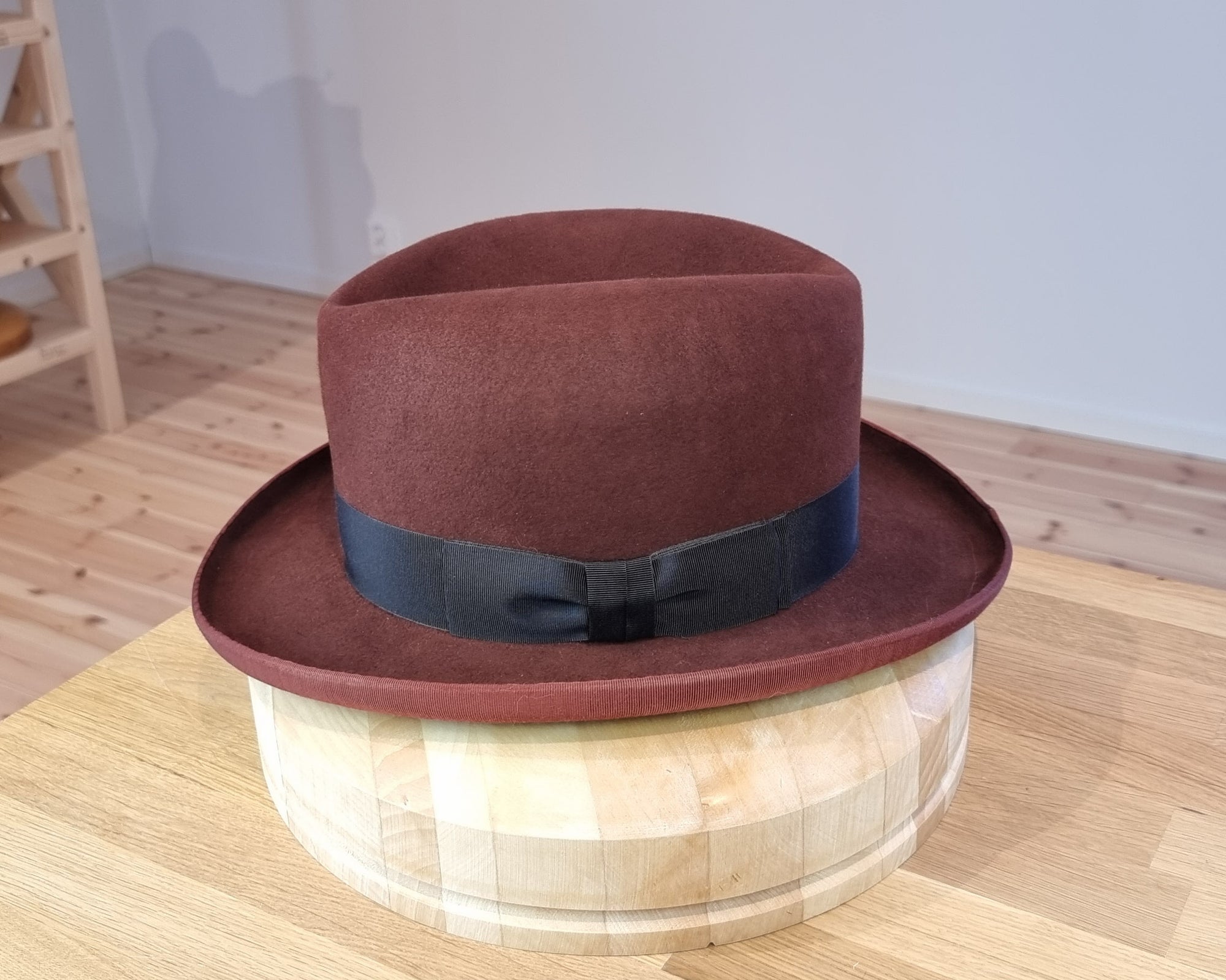 WESTERN HJALMAR HOMBURG | RUSTIC COPPER COLOR | 100X BEAVER | SIZE 60, US 7 1/2