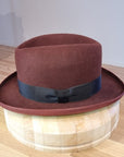 WESTERN HJALMAR HOMBURG | RUSTIC COPPER COLOR | 100X BEAVER | SIZE 60, US 7 1/2