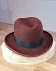 WESTERN HJALMAR HOMBURG | RUSTIC COPPER COLOR | 100X BEAVER | SIZE 60, US 7 1/2