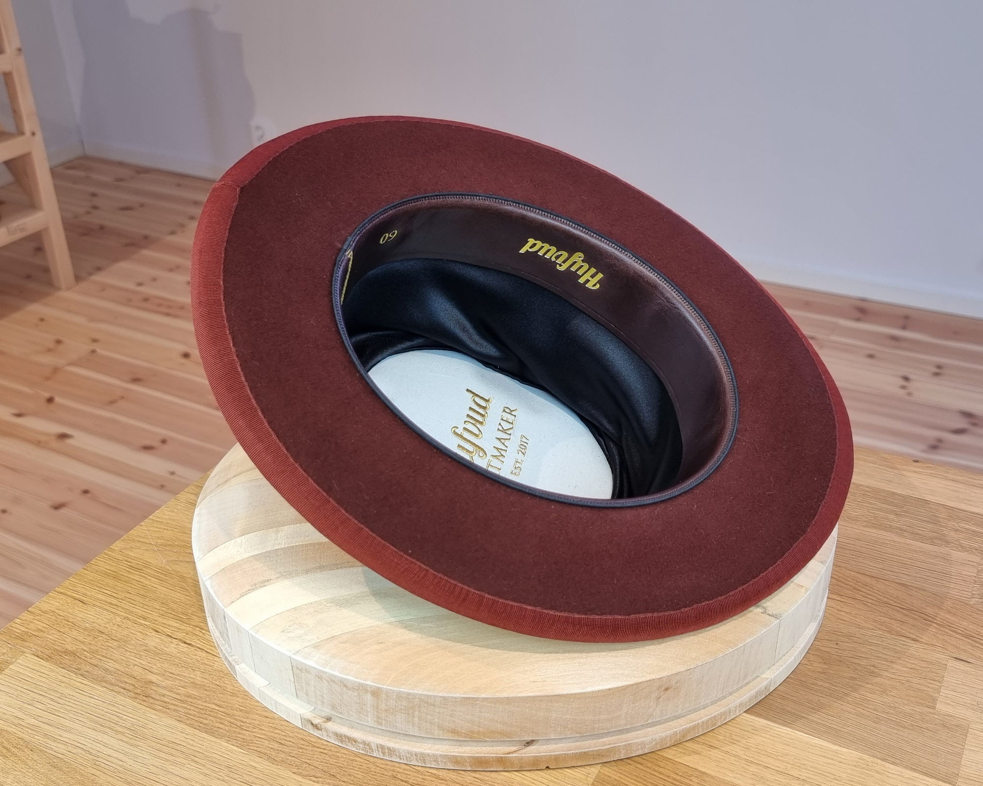 WESTERN HJALMAR HOMBURG | RUSTIC COPPER COLOR | 100X BEAVER | SIZE 60, US 7 1/2