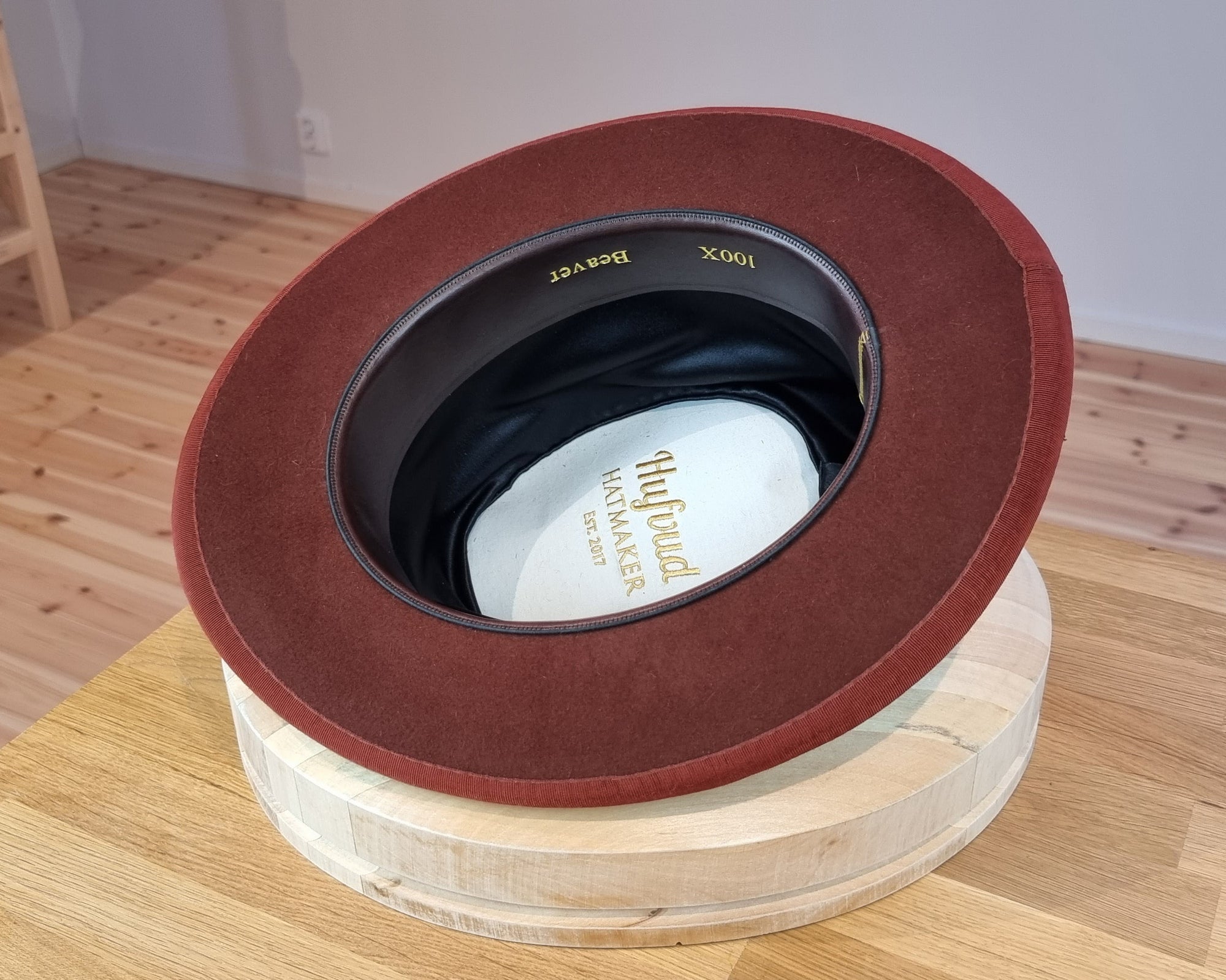 WESTERN HJALMAR HOMBURG | RUSTIC COPPER COLOR | 100X BEAVER | SIZE 60, US 7 1/2