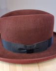 WESTERN HJALMAR HOMBURG | RUSTIC COPPER COLOR | 100X BEAVER | SIZE 60, US 7 1/2