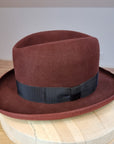 WESTERN HJALMAR HOMBURG | RUSTIC COPPER COLOR | 100X BEAVER | SIZE 60, US 7 1/2