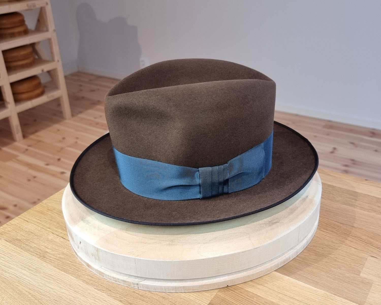 CAGNEY FEDORA | 30X BEAVER BLEND | SABLE BROWN | SIZE 60, US 7 1/2
