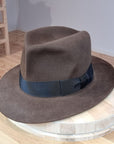 LEIFUR Lucky FEDORA | 50X BEAVER BLEND | SABLE BROWN | SIZE 58, US 7 1/4