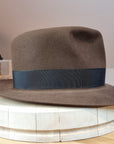 LEIFUR Lucky FEDORA | 50X BEAVER BLEND | SABLE BROWN | SIZE 59, US 7 3/8