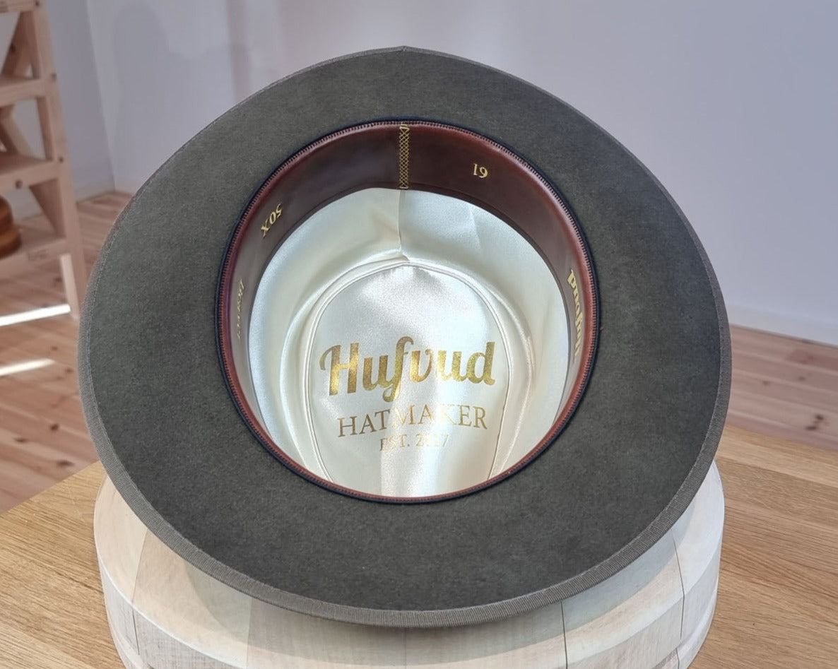 BOGART FEDORA | 50X BEAVER BLEND | OLIVE COLOR |  SIZE 61, US 7 5/8