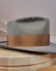 RAGNAR FEDORA | 50X BEAVER BLEND | STONE COLOR |  SIZE 60, US 7 1/2