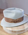 BOGART FEDORA | 100X BEAVER | SILVERBELLY COLOR | SIZE 60, US 7 1/2