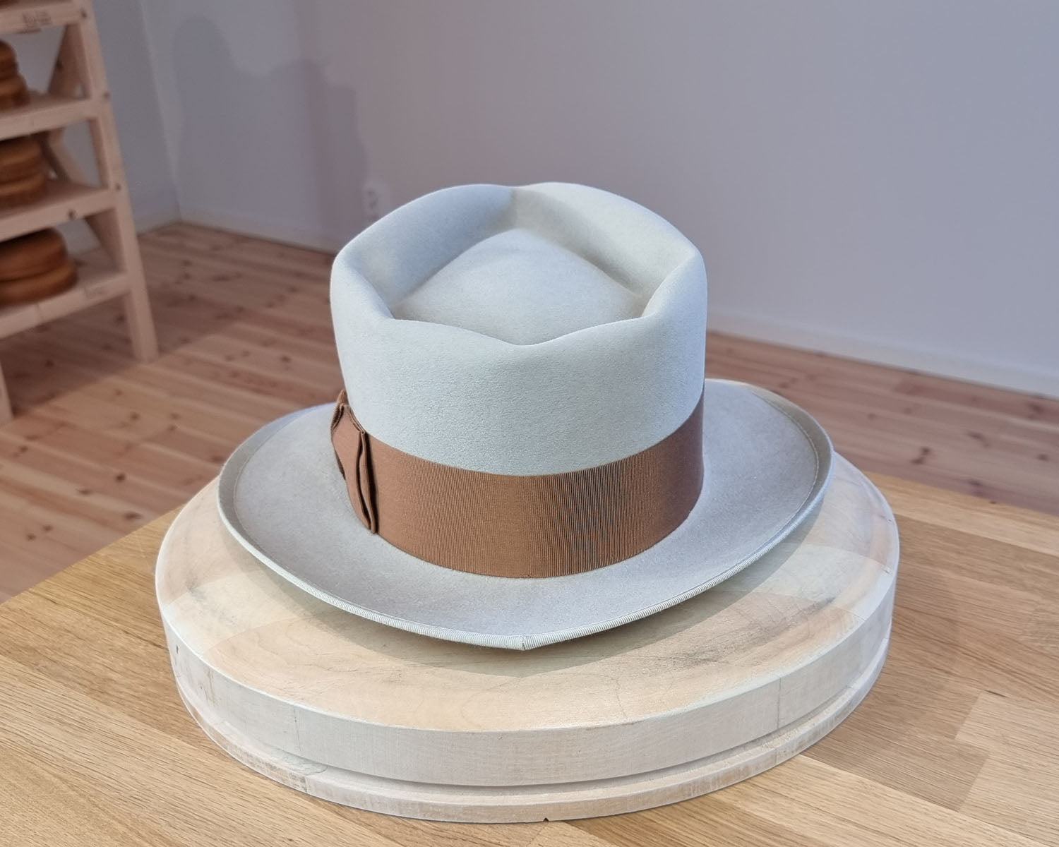 BOGART FEDORA | 100X BEAVER | SILVERBELLY COLOR | SIZE 60, US 7 1/2