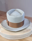 BOGART FEDORA | 100X BEAVER | SILVERBELLY COLOR | SIZE 60, US 7 1/2