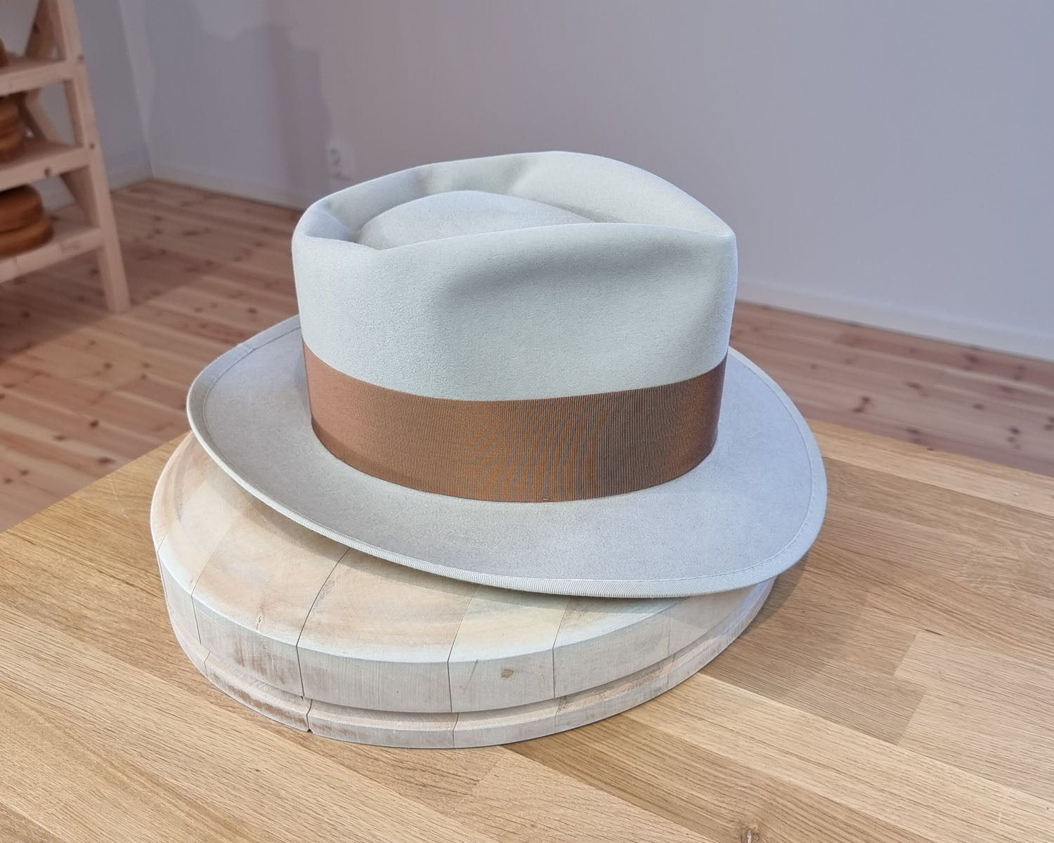 BOGART FEDORA | 100X BEAVER | SILVERBELLY COLOR | SIZE 60, US 7 1/2