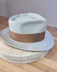 BOGART FEDORA | 100X BEAVER | SILVERBELLY COLOR | SIZE 60, US 7 1/2