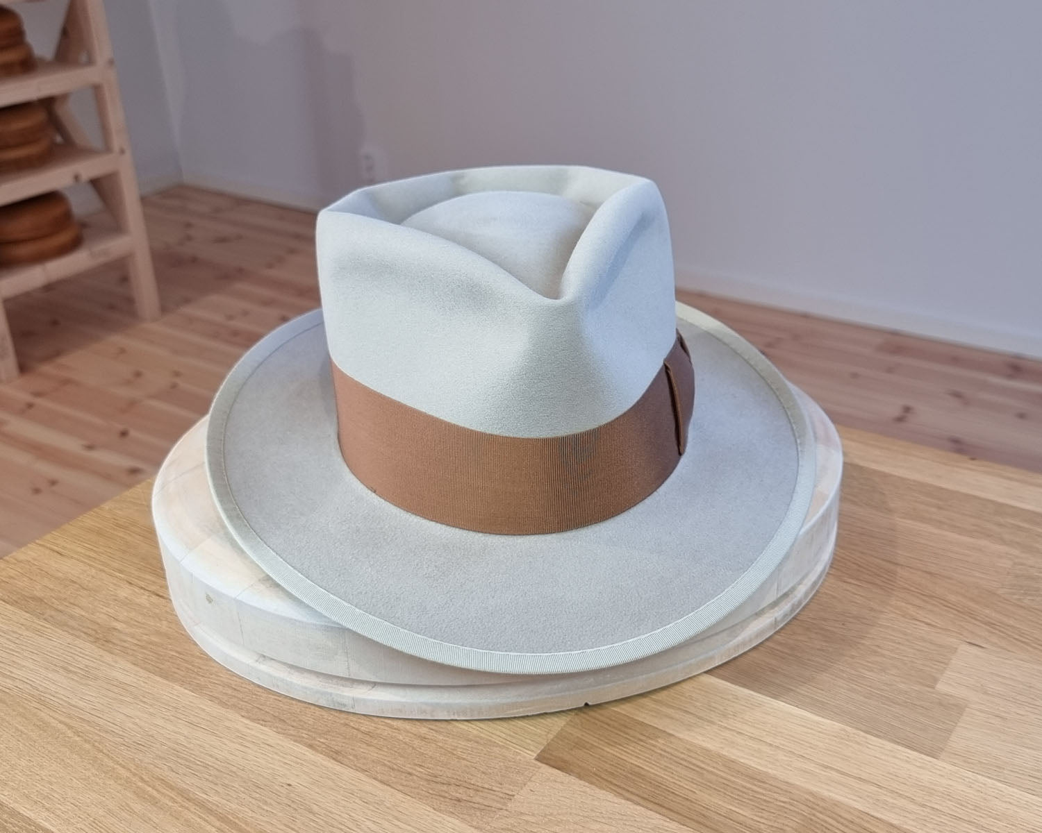 BOGART FEDORA | 100X BEAVER | SILVERBELLY COLOR | SIZE 60, US 7 1/2