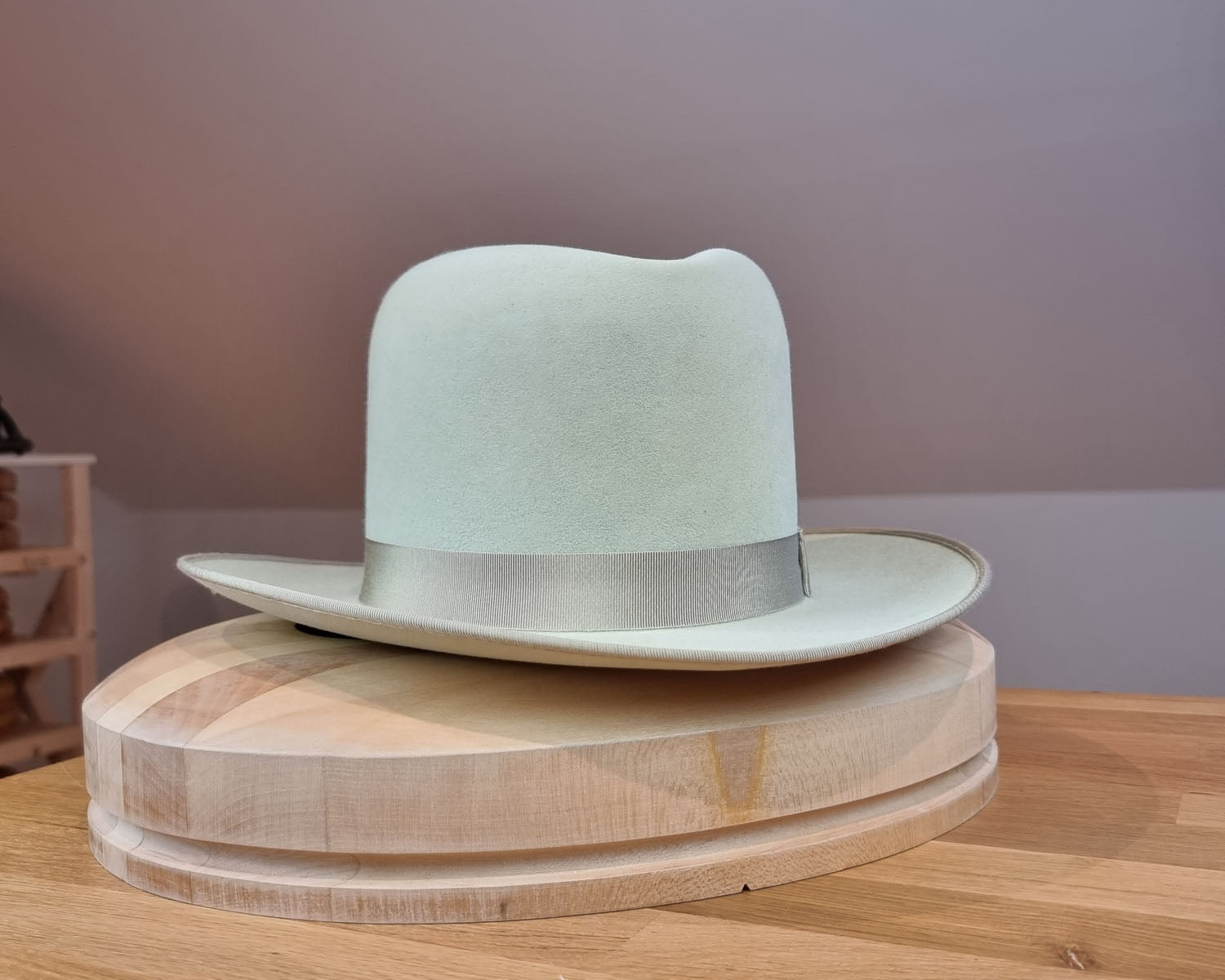 WESTERN UPCYCLE | 4X BEAVER BLEND | SILVERBELLY | SIZE 57, US 7 1/8