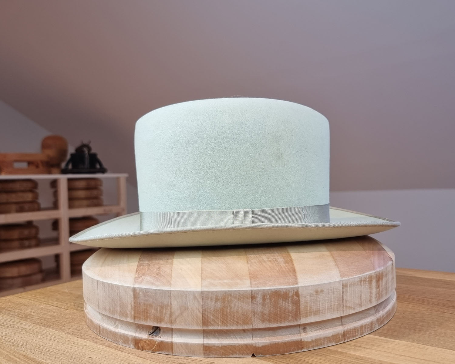 WESTERN UPCYCLE | 4X BEAVER BLEND | SILVERBELLY | SIZE 57, US 7 1/8