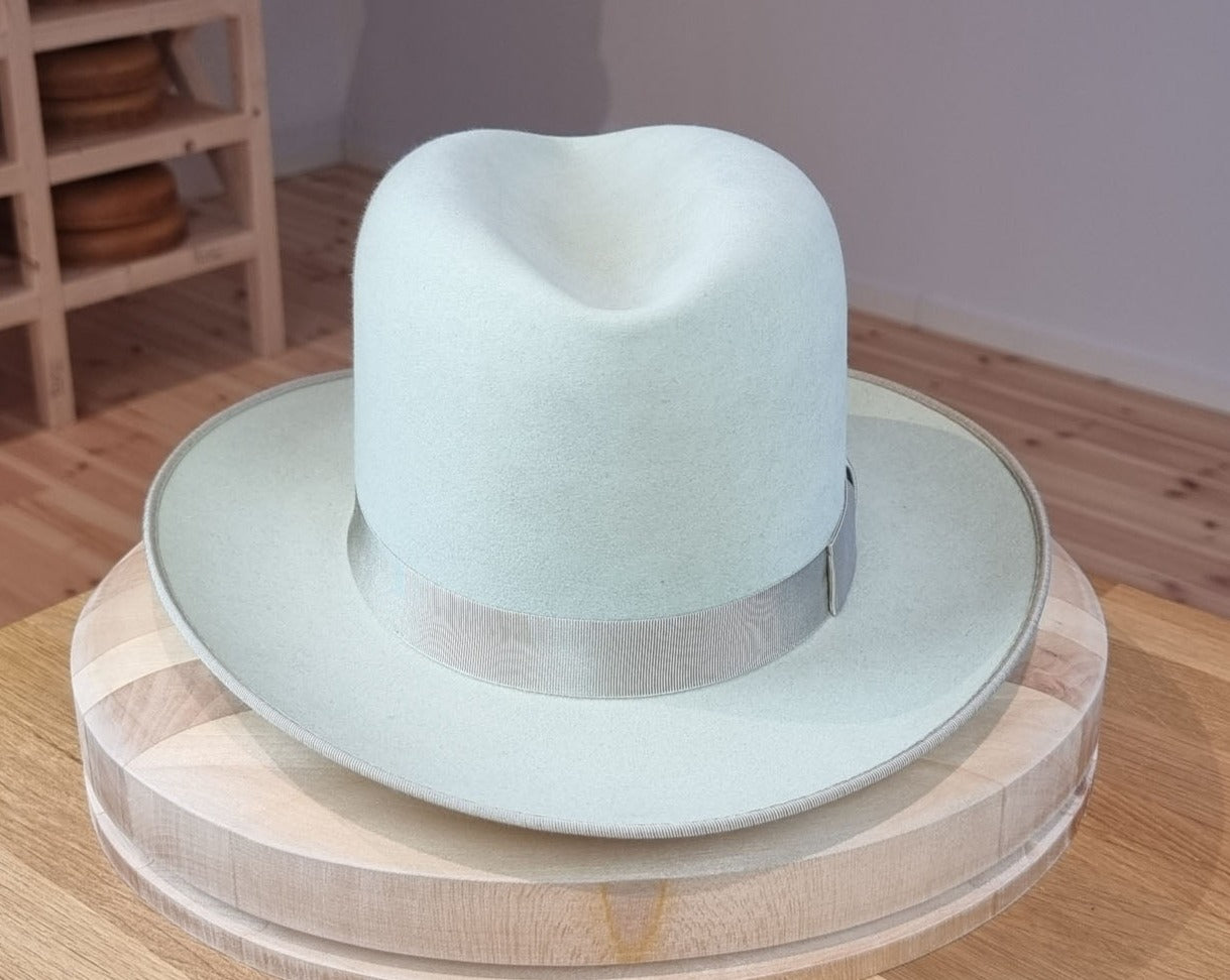 WESTERN UPCYCLE | 4X BEAVER BLEND | SILVERBELLY | SIZE 57, US 7 1/8