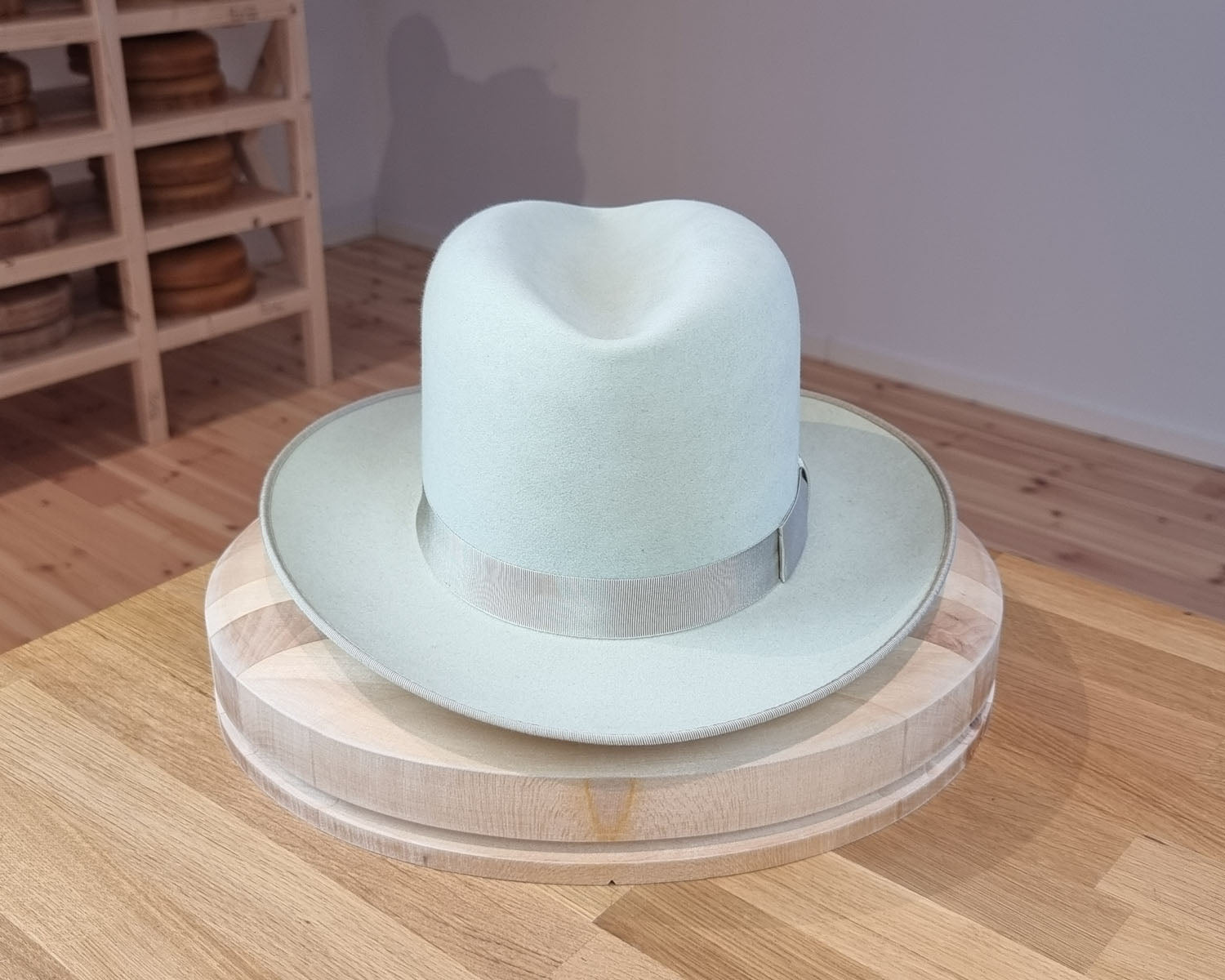 WESTERN UPCYCLE | 4X BEAVER BLEND | SILVERBELLY | SIZE 57, US 7 1/8