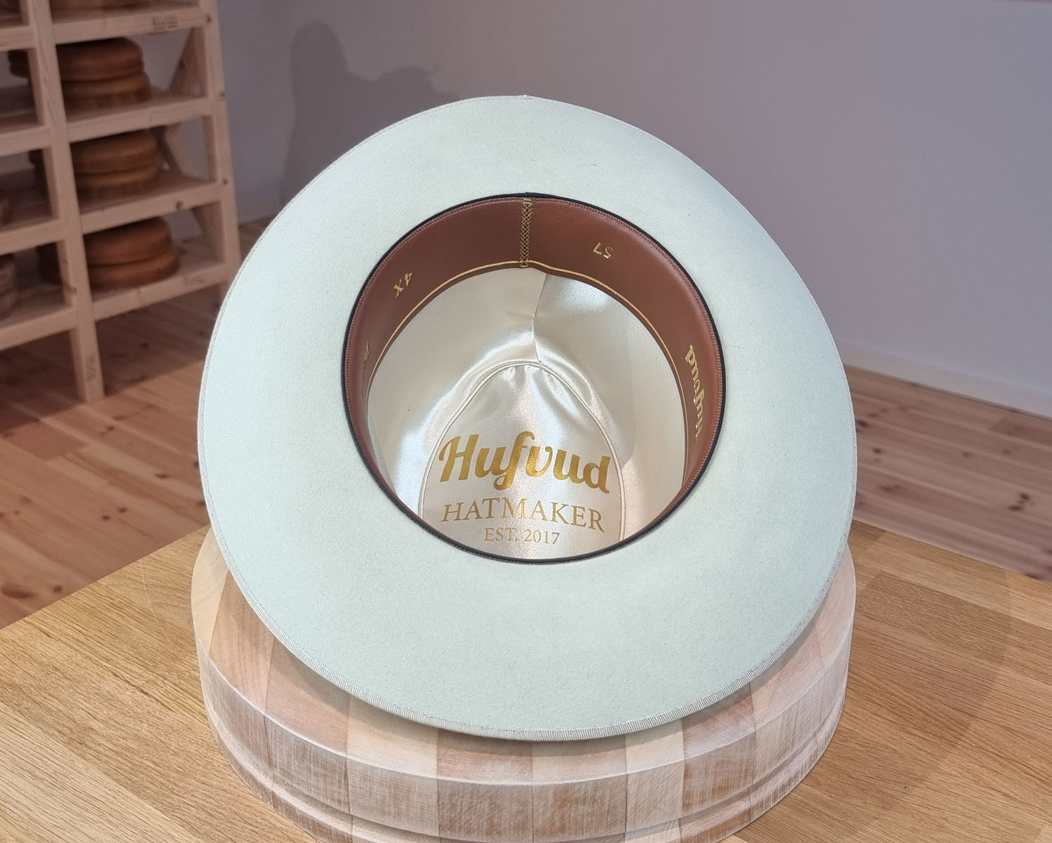 WESTERN UPCYCLE | 4X BEAVER BLEND | SILVERBELLY | SIZE 57, US 7 1/8