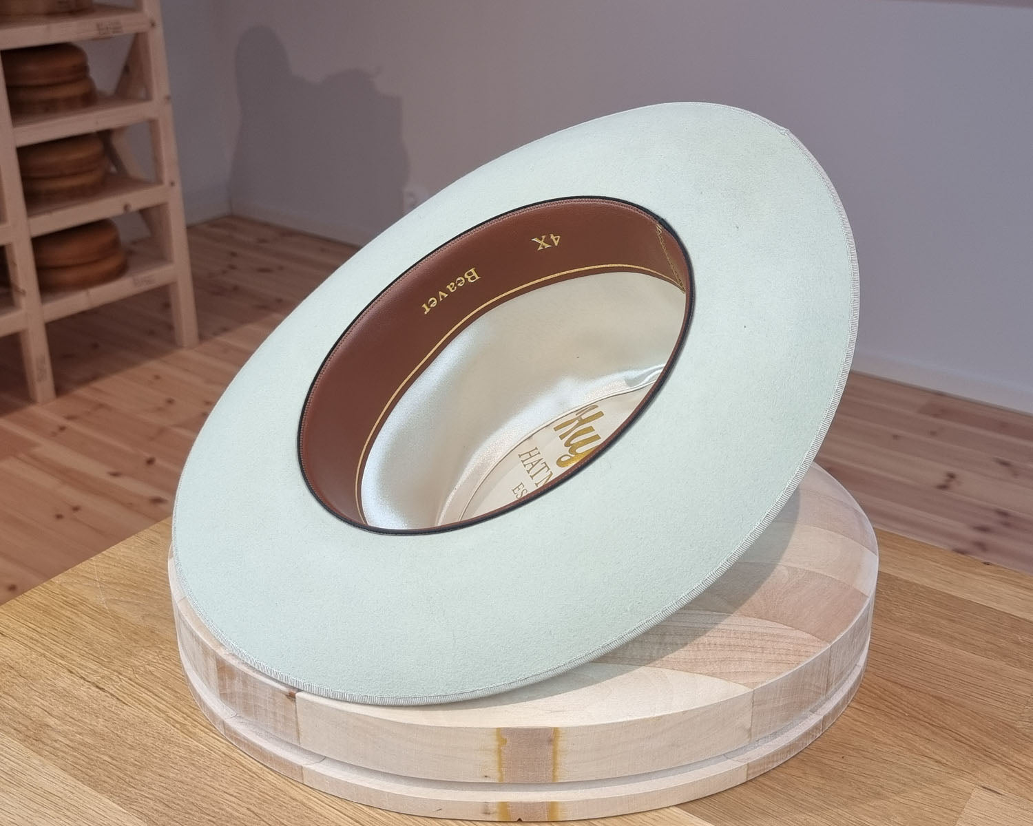 WESTERN UPCYCLE | 4X BEAVER BLEND | SILVERBELLY | SIZE 57, US 7 1/8