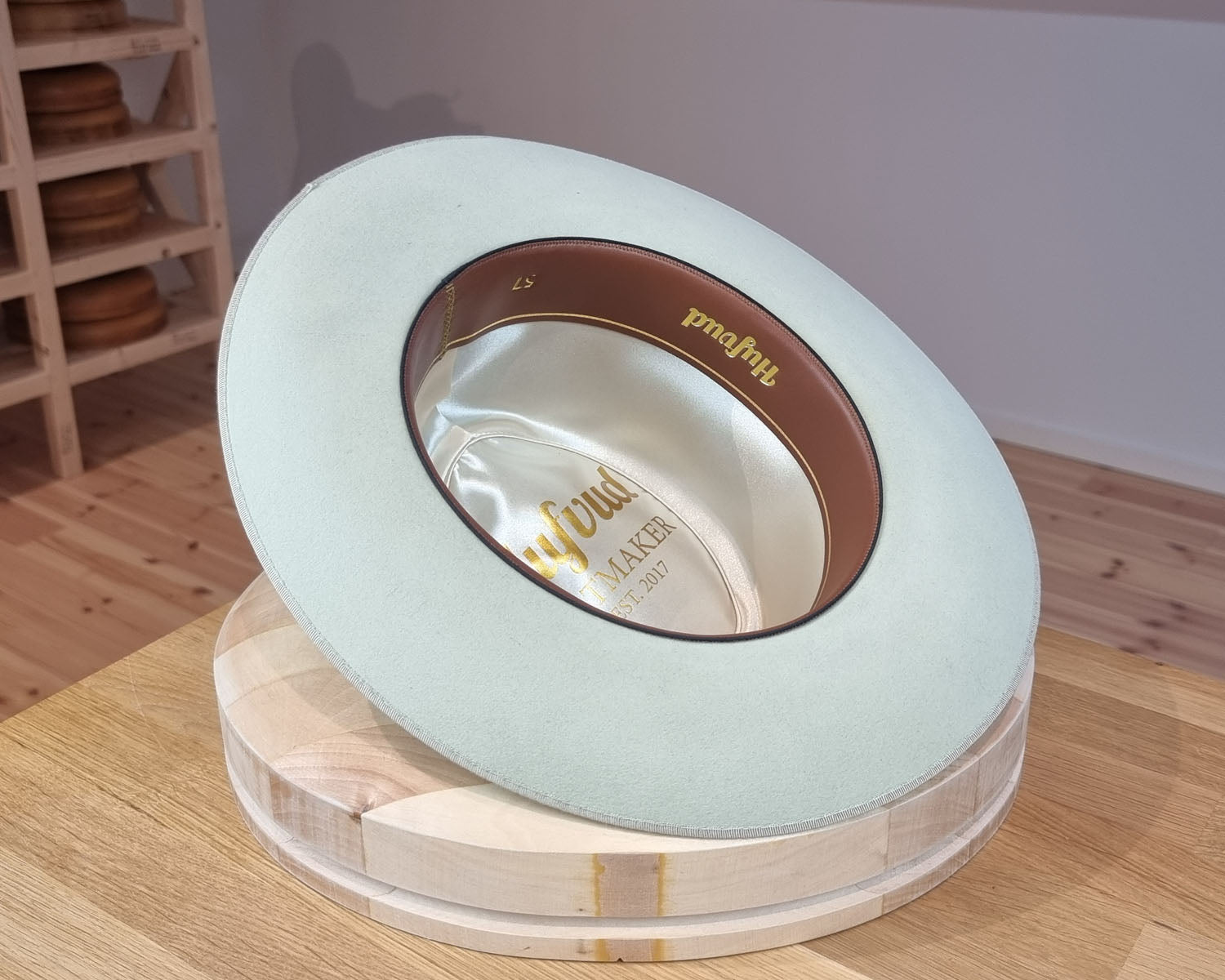 WESTERN UPCYCLE | 4X BEAVER BLEND | SILVERBELLY | SIZE 57, US 7 1/8